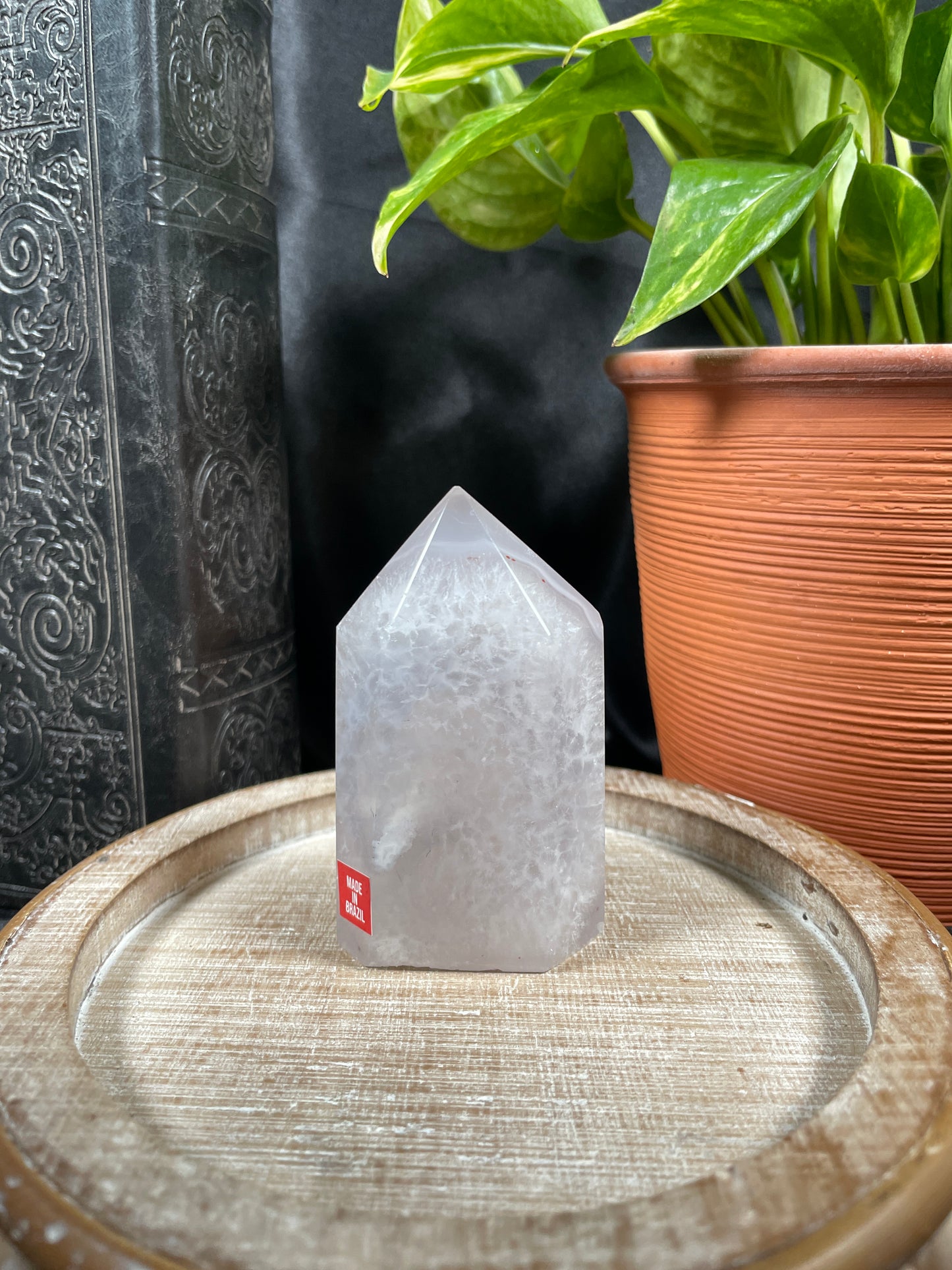 Druzy Agate Point | Brazil | BA27