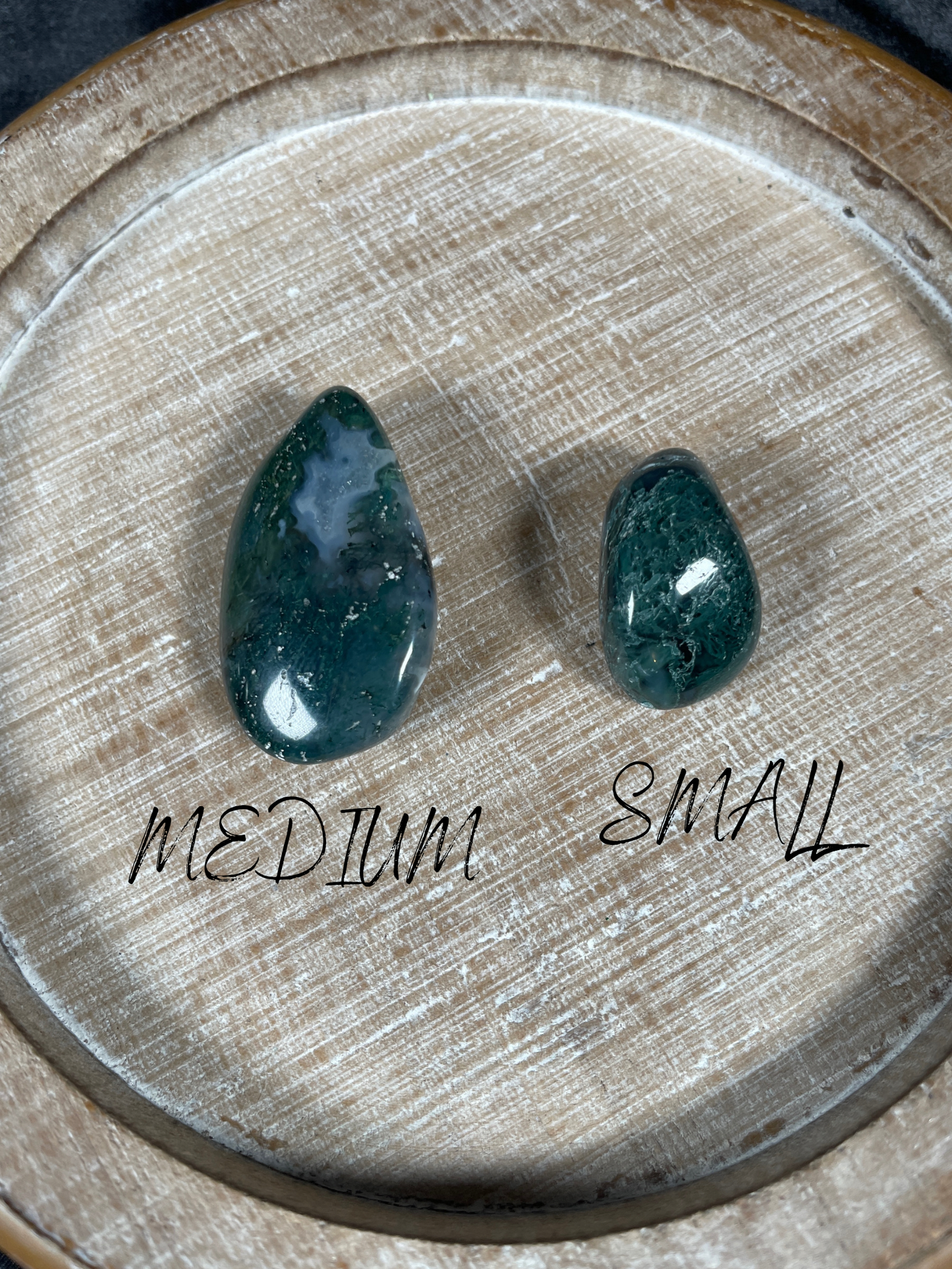 Moss Agate Tumble | Medium