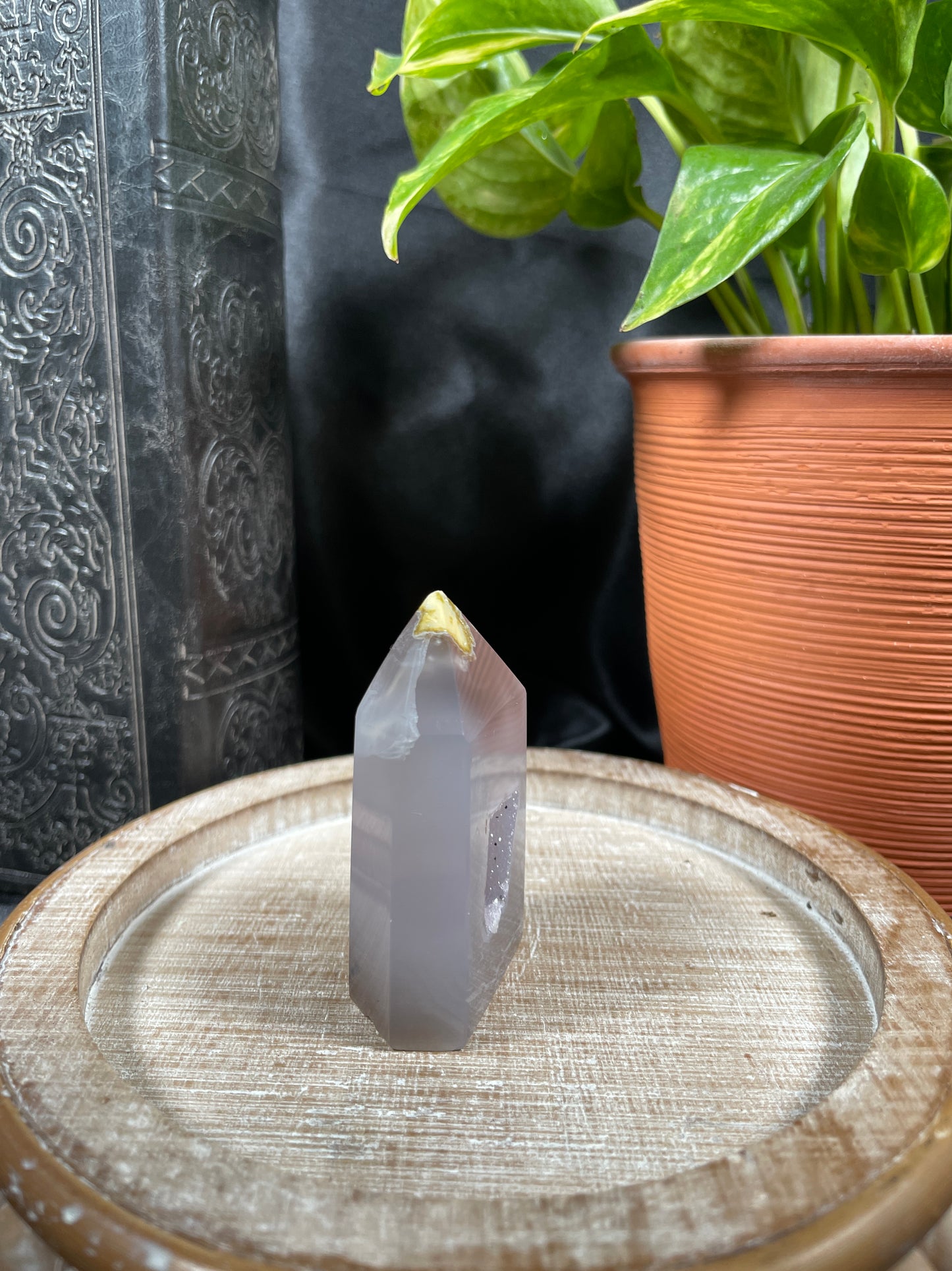 IMPERFECT | Druzy Agate Point | Brazil | BJ17
