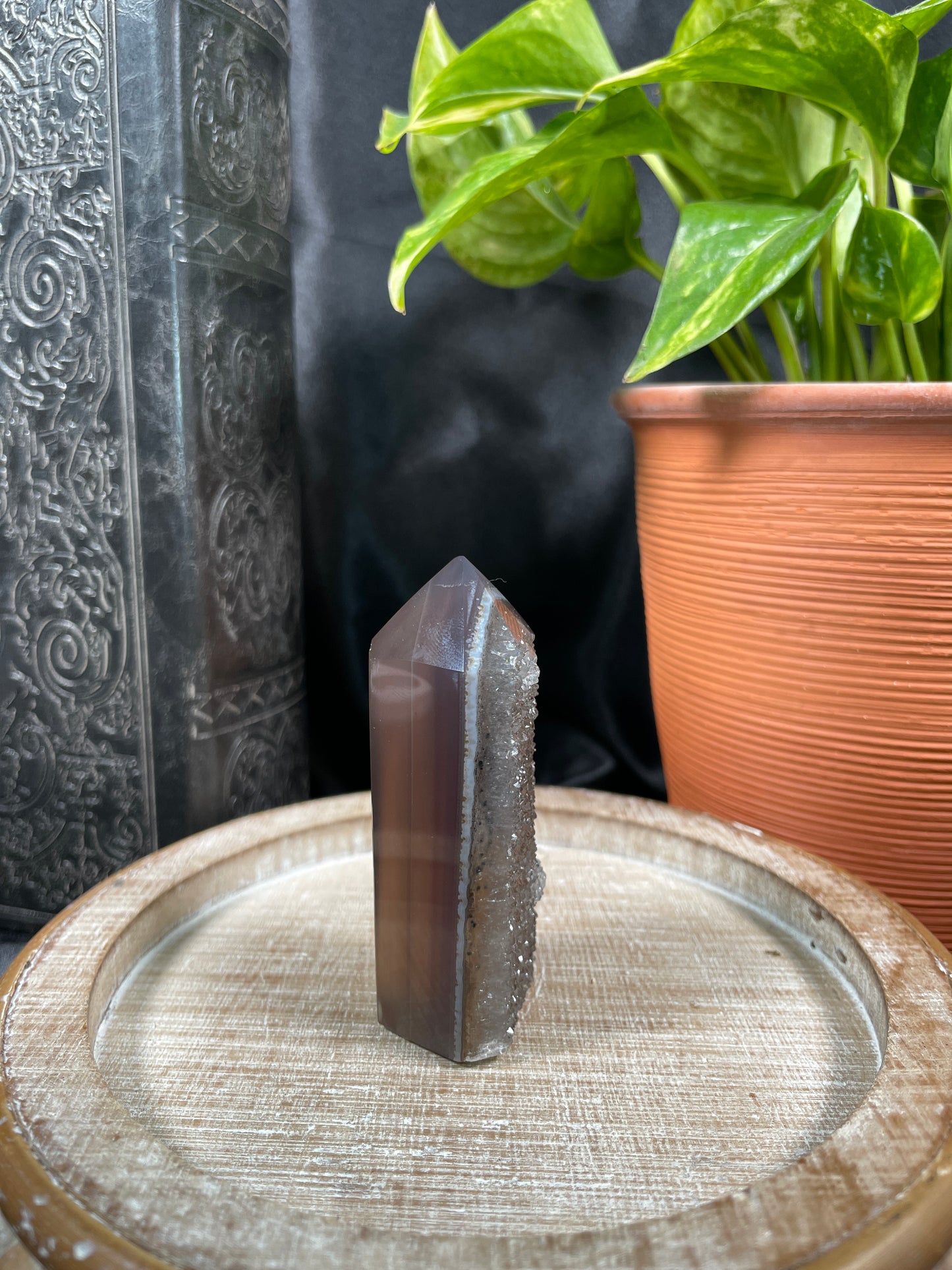 Druzy Agate Point | Brazil | AJ17