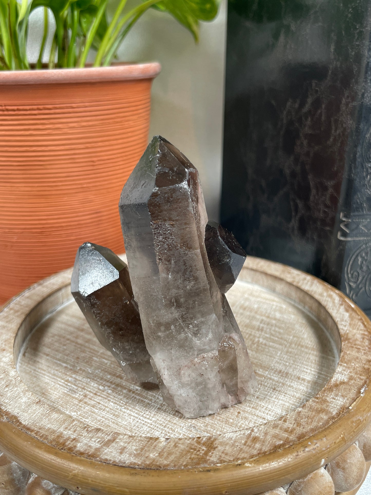 Smoky Quartz Cluster | Heat-Treated | E12