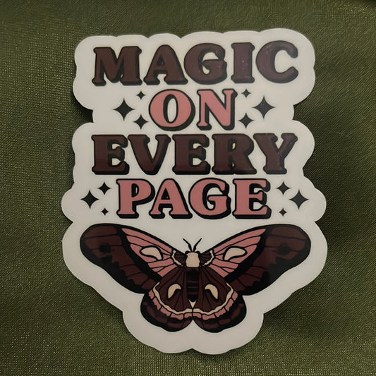 Magic On Every Page | Sticker