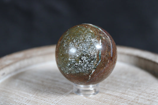 Red Moss Agate Sphere | B14