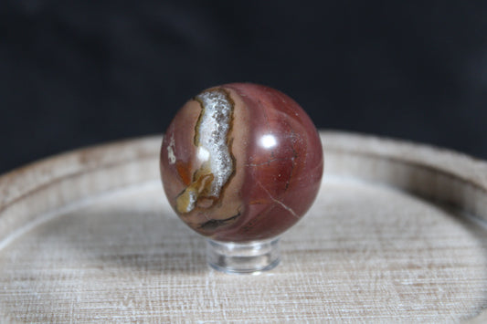 Red Moss Agate Sphere | A14