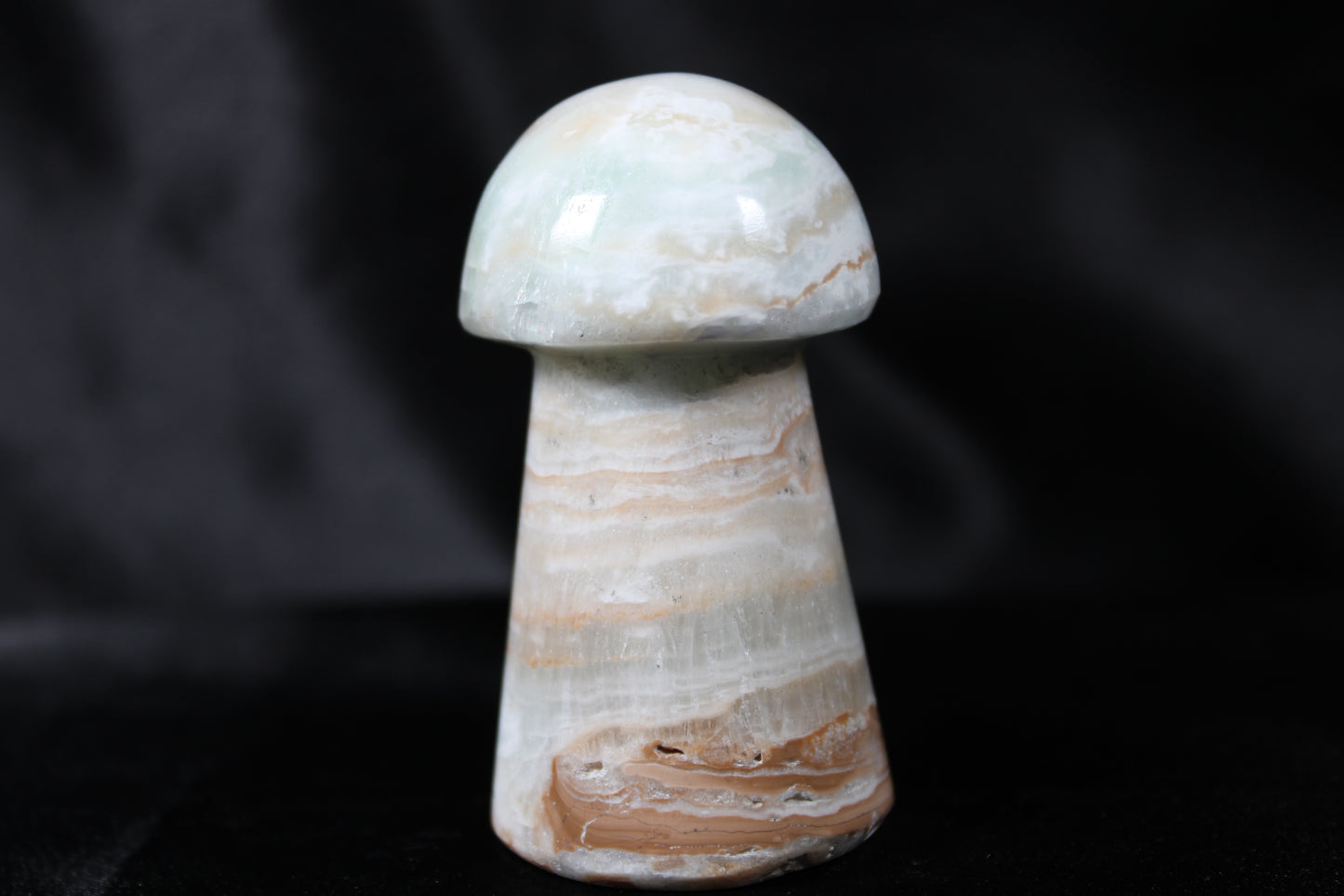 Blue Calcite Mushroom | B10