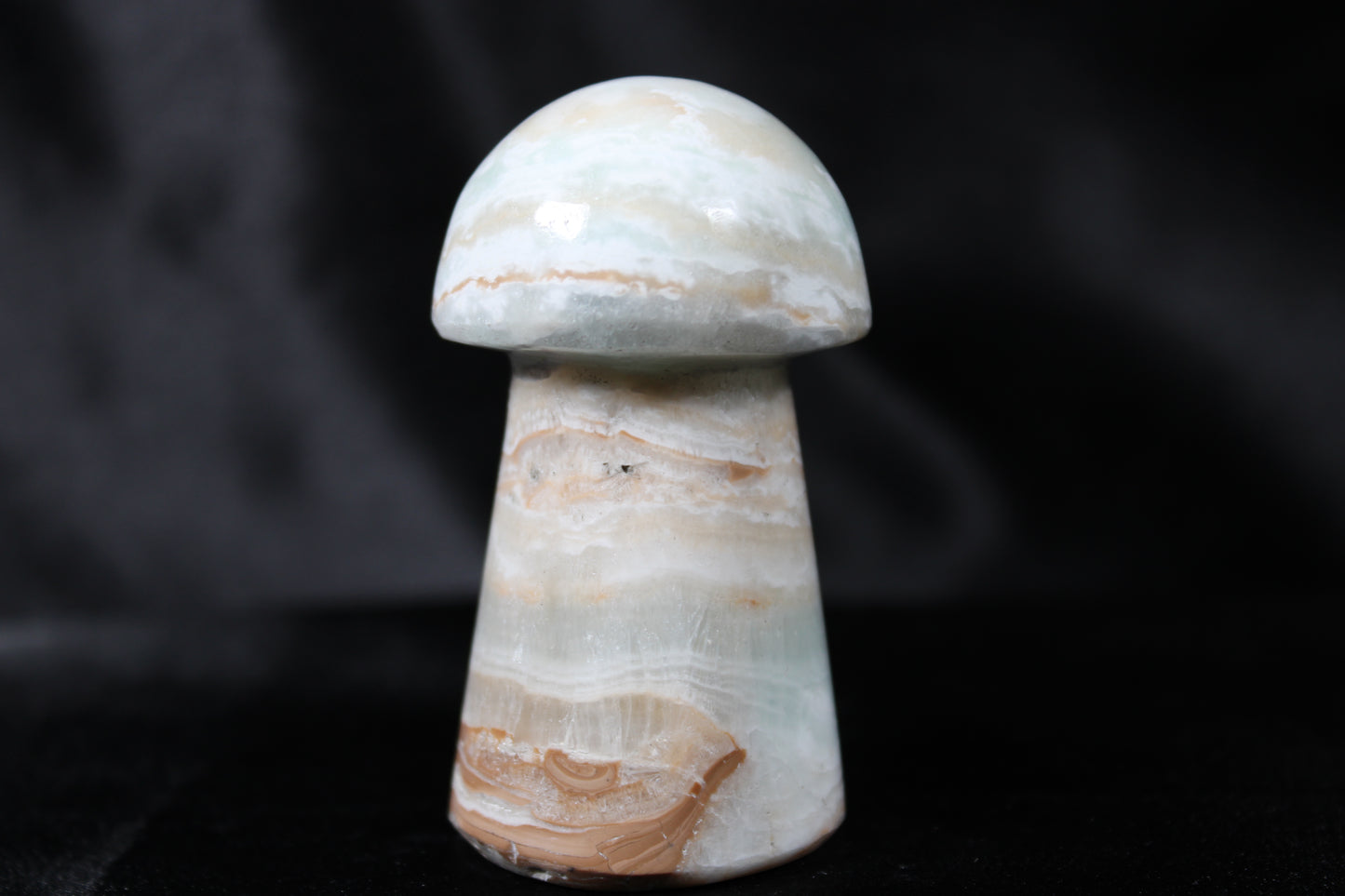 Blue Calcite Mushroom | B10