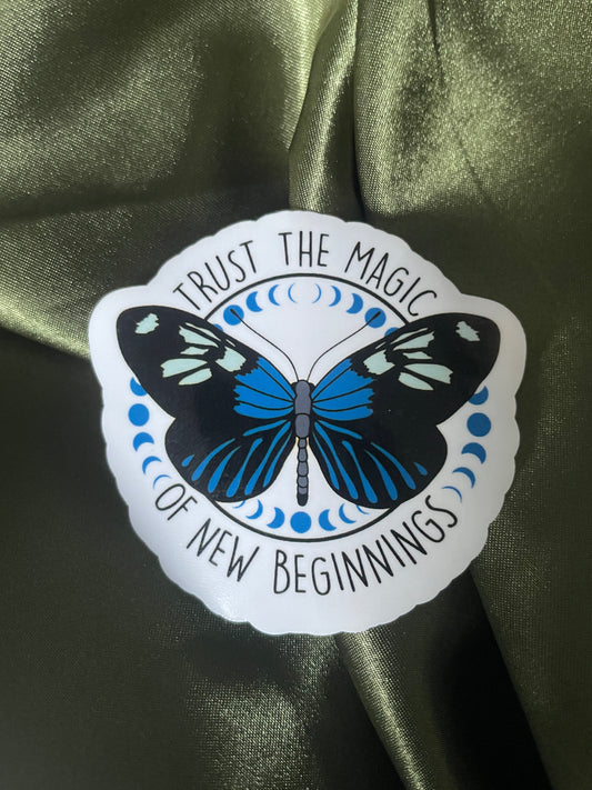 Trust the Magic of New Beginnings | Sticker