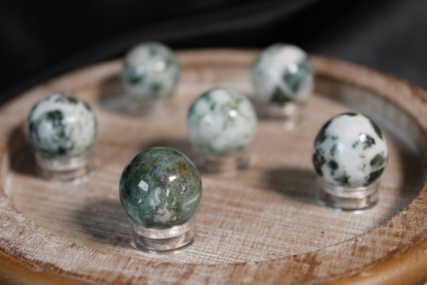 Moss Agate Mini Sphere