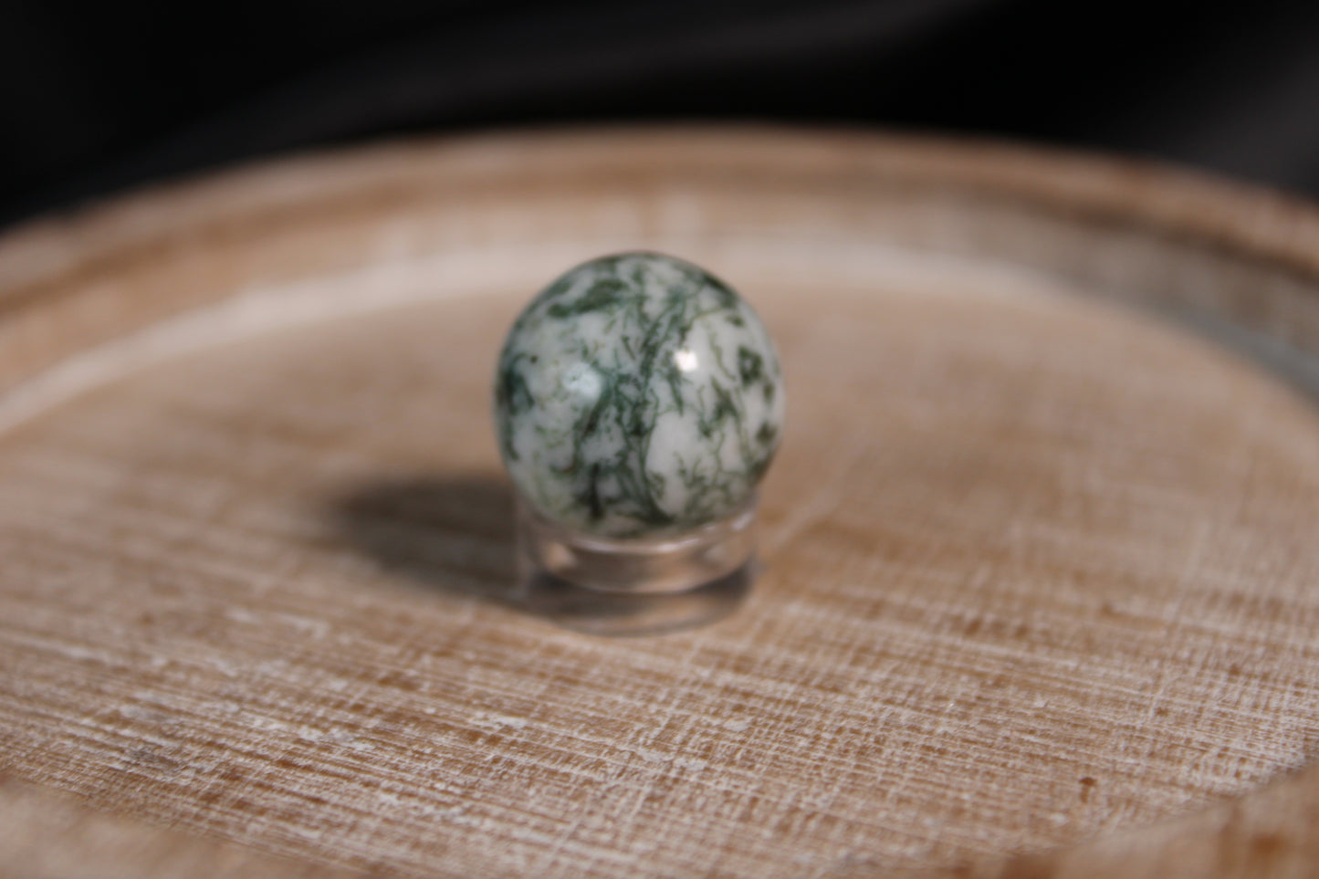 Moss Agate Mini Sphere