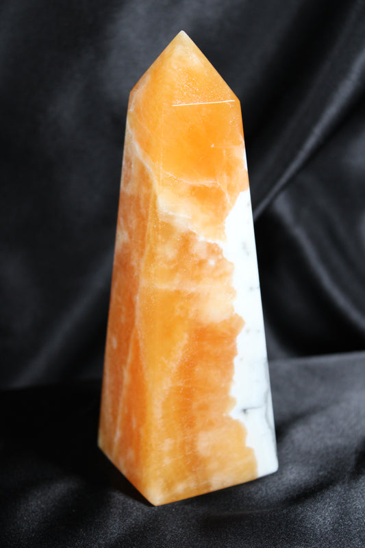 Orange Calcite | Obelisk | E27