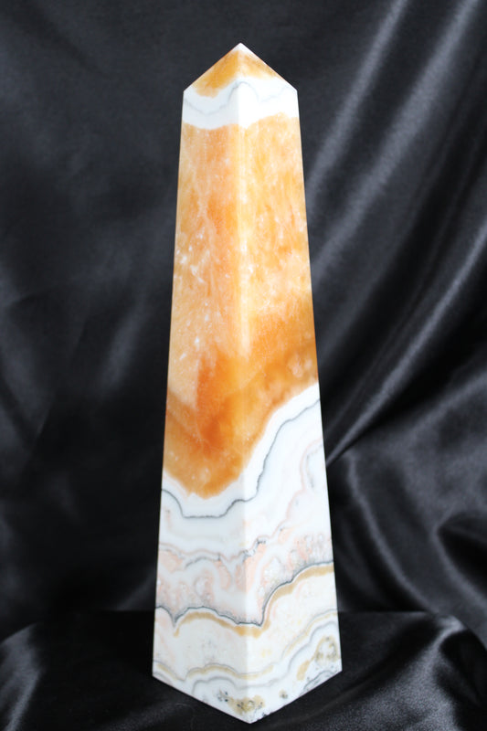 Orange Calcite | Obelisk | H95