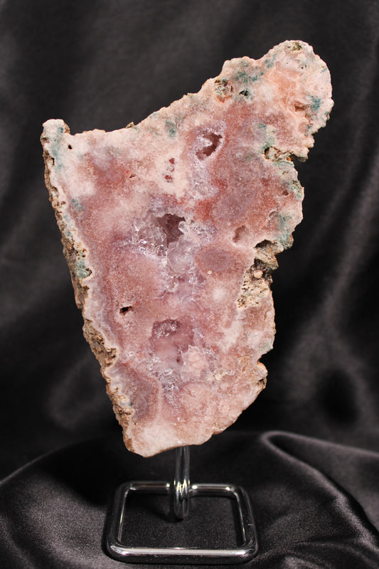 Pink Amethyst Slab with Stand | Brazil | B90!