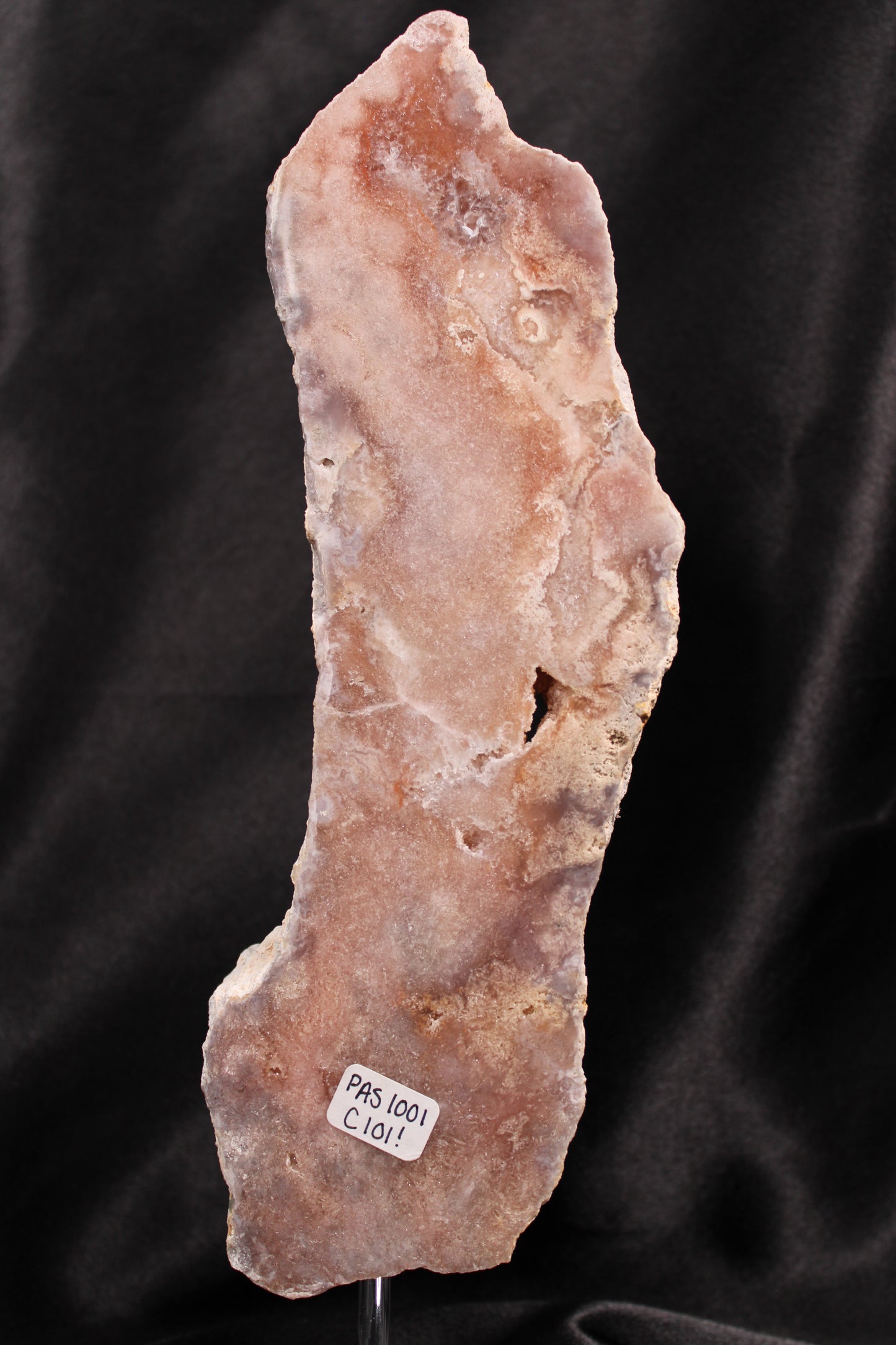 Pink Amethyst Slab with Stand | Brazil | C101!