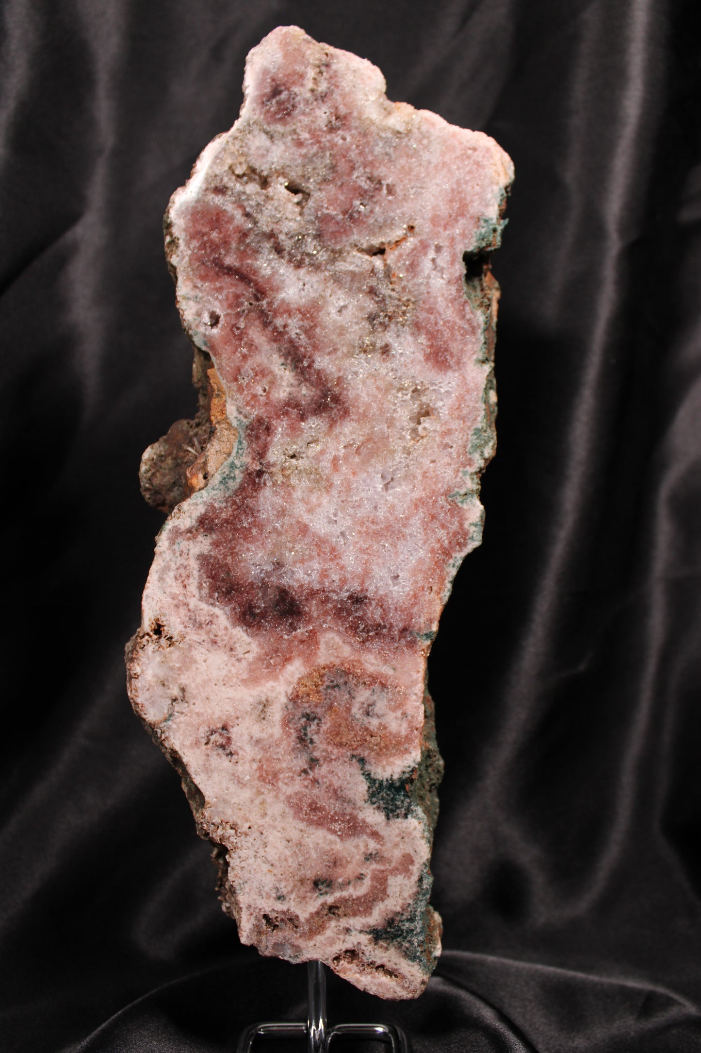 Pink Amethyst Slab with Stand | Brazil | A278!