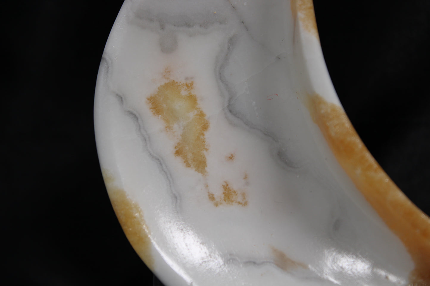 Orange Calcite | Moon Bowl | D22