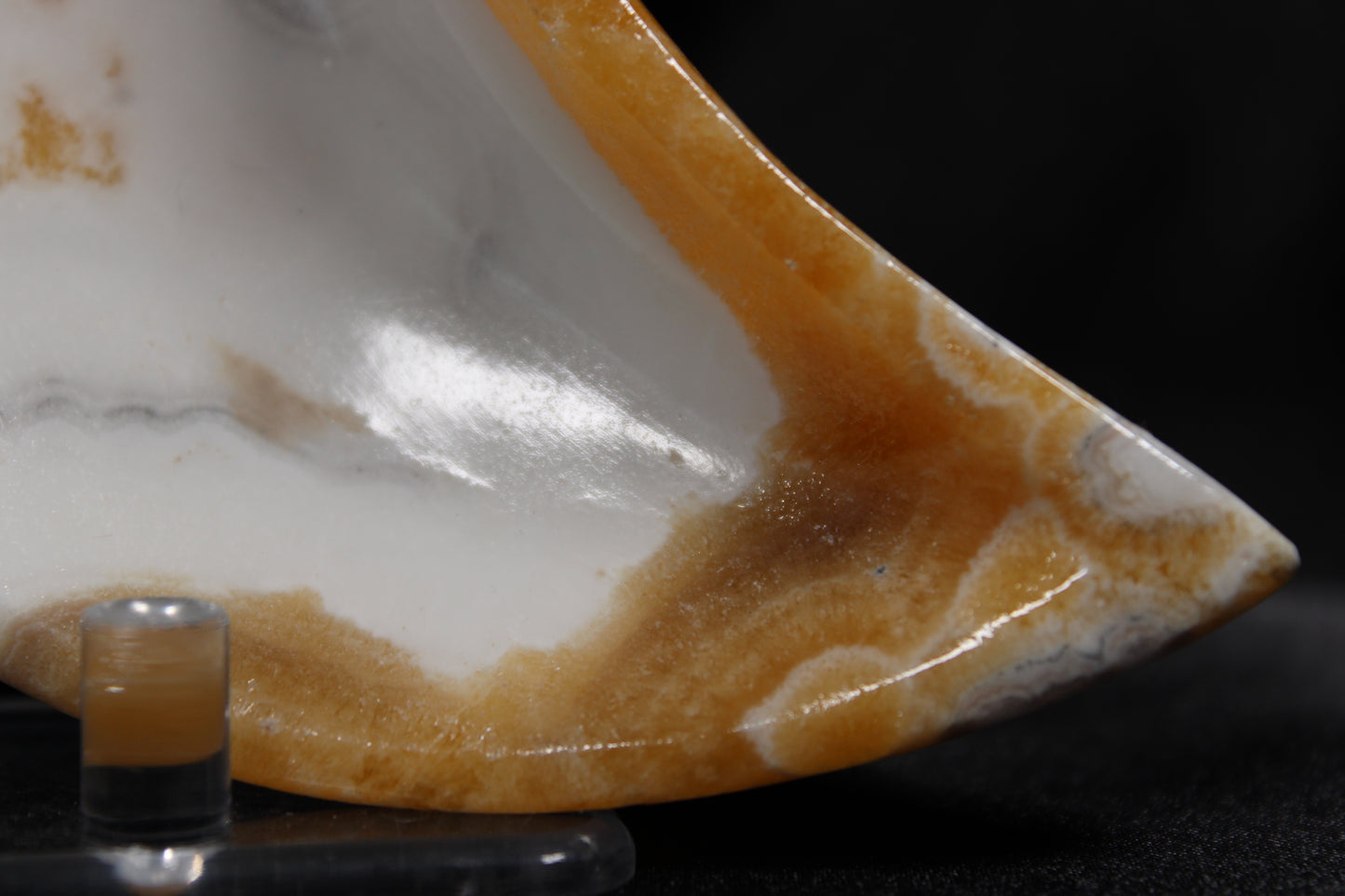 Orange Calcite | Moon Bowl | D22