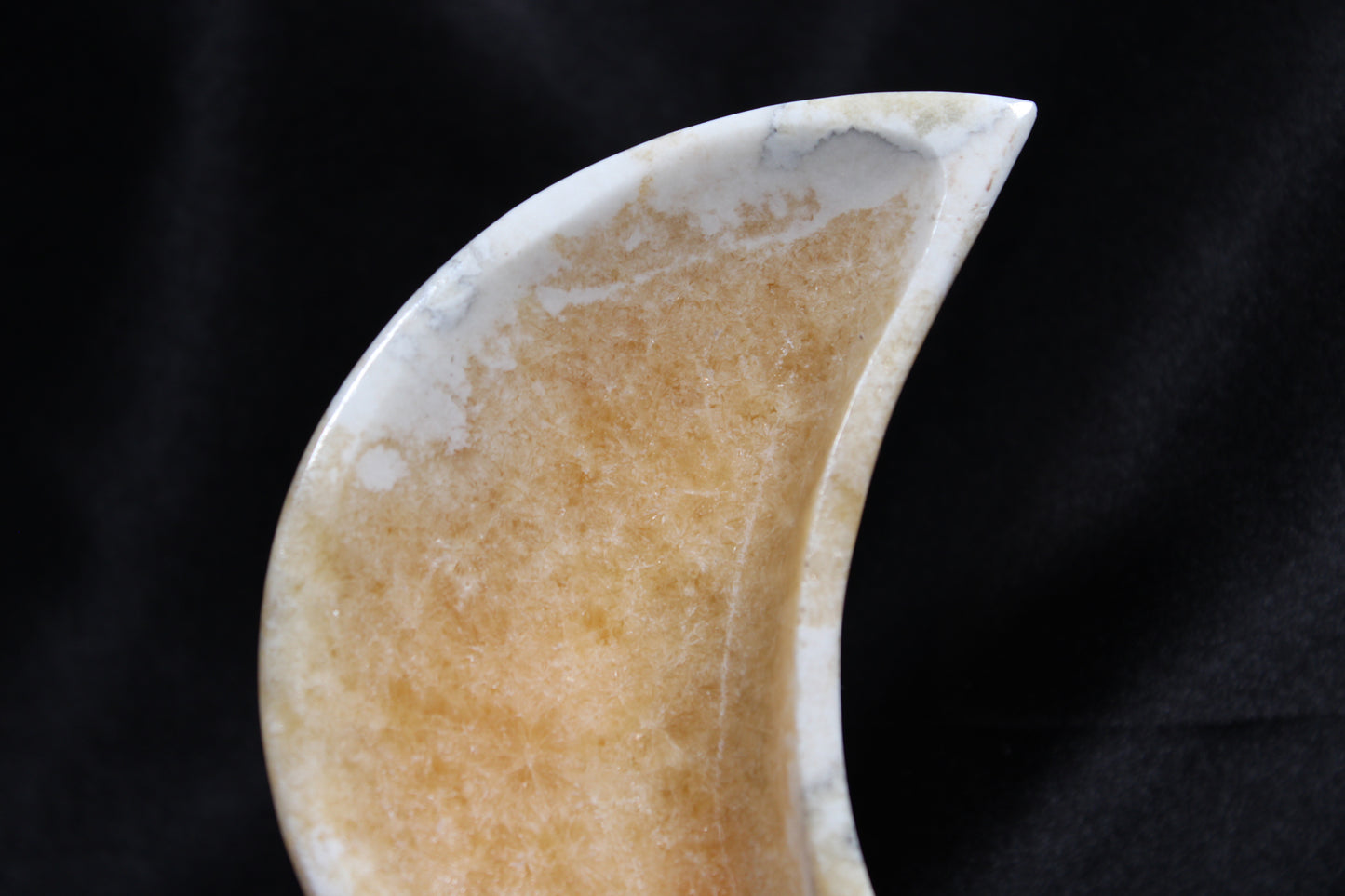 Orange Calcite | Moon Bowl | B22