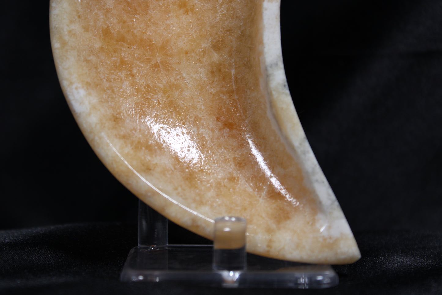 Orange Calcite | Moon Bowl | B22