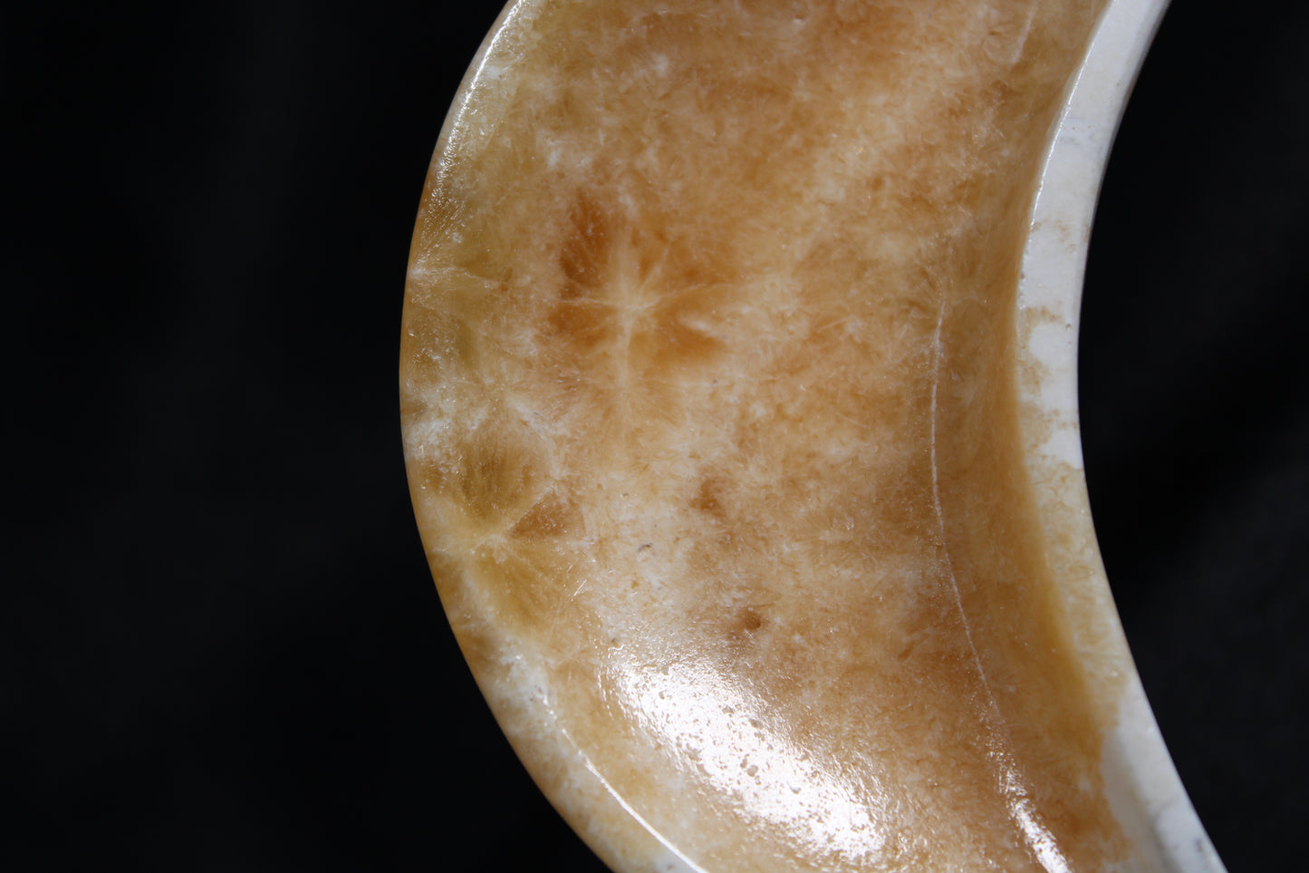 Orange Calcite | Moon Bowl | C22