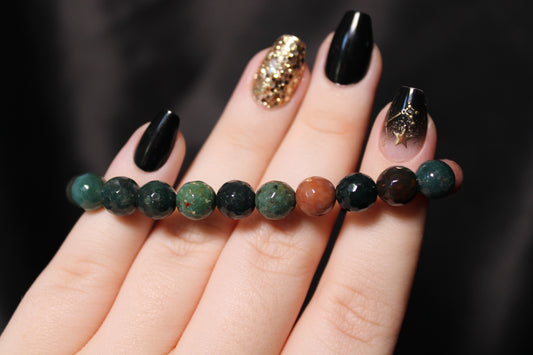 Bloodstone | 8mm | Faceted | Bracelet