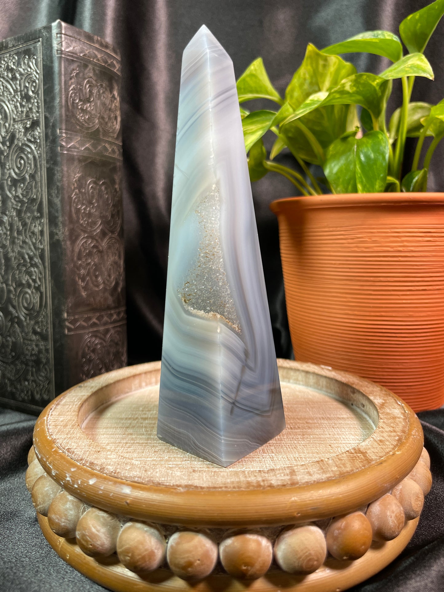 IMERFECT | Druzy Agate Obelisk | Brazil | D54*