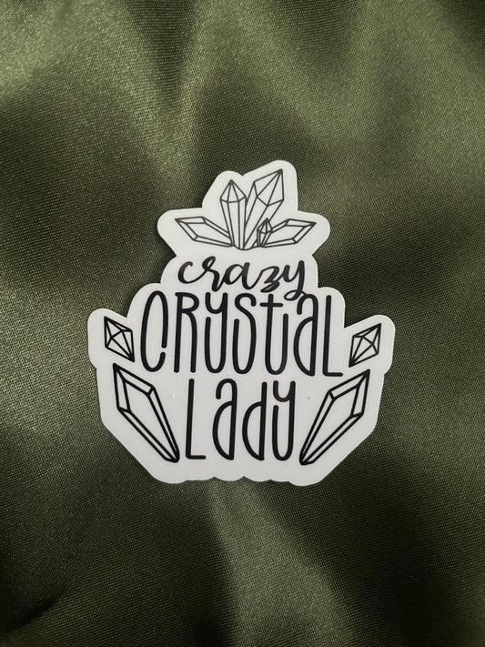 Crazy Crystal Lady | Sticker