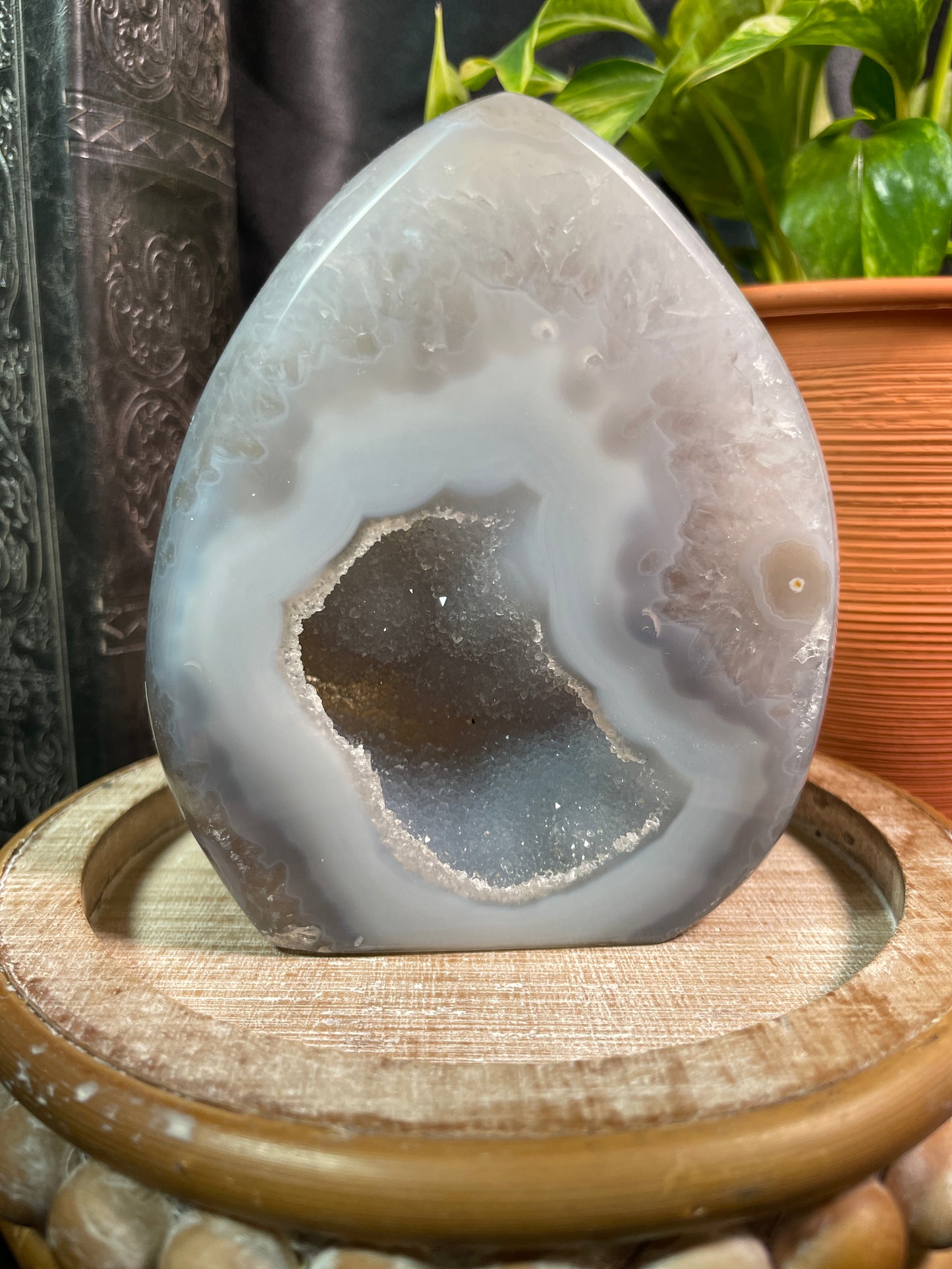 Druzy Agate Flame | Brazil | O99