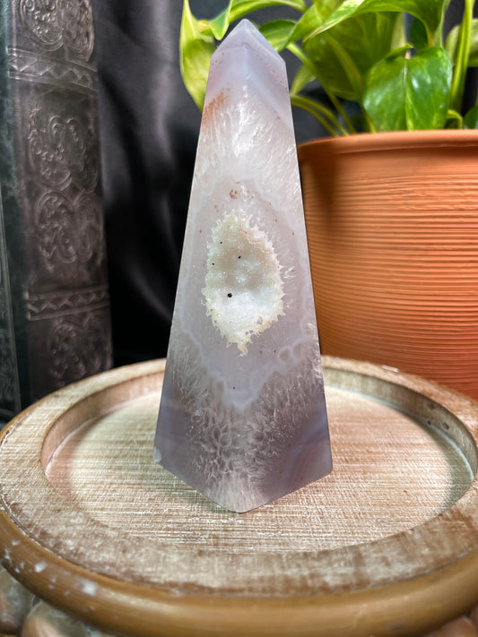 Druzy Agate Obelisk | Brazil | A41