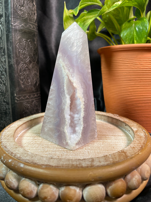 Druzy Agate Obelisk | Brazil | H52